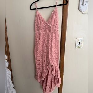 Angel Biba Blush Lace Dress